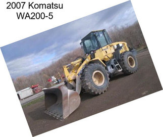 2007 Komatsu WA200-5