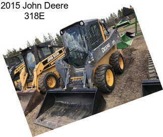 2015 John Deere 318E