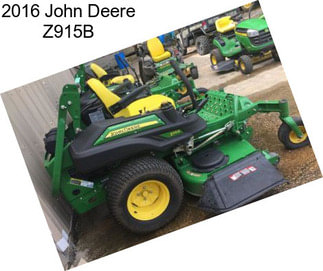 2016 John Deere Z915B