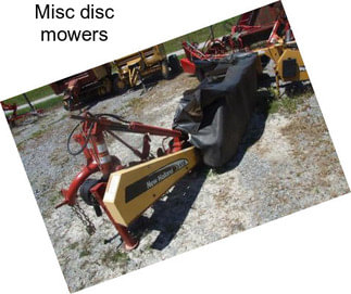 Misc disc mowers