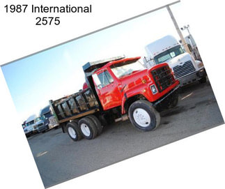 1987 International 2575