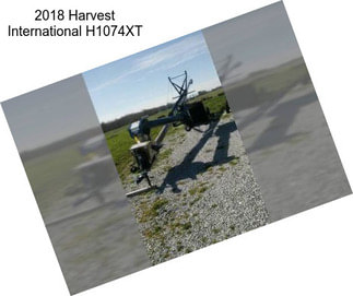 2018 Harvest International H1074XT