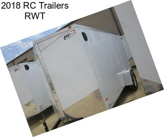 2018 RC Trailers RWT