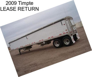 2009 Timpte LEASE RETURN