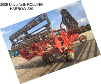 2006 Unverferth ROLLING HARROW 230