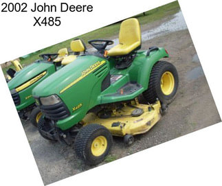 2002 John Deere X485