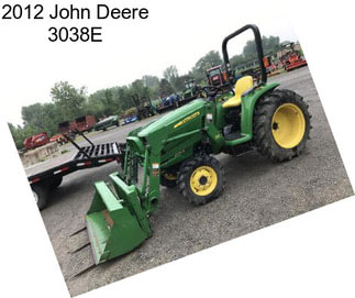 2012 John Deere 3038E