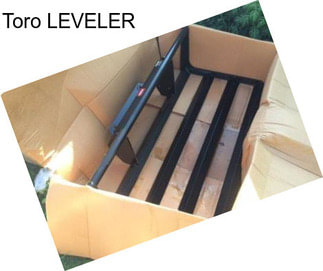 Toro LEVELER