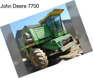 John Deere 7700