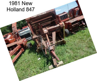 1981 New Holland 847