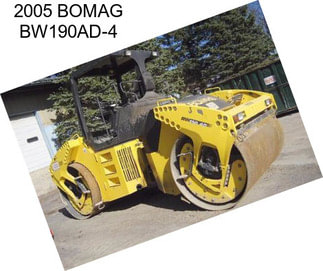 2005 BOMAG BW190AD-4