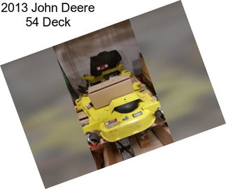 2013 John Deere 54\