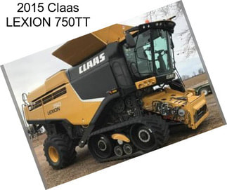2015 Claas LEXION 750TT