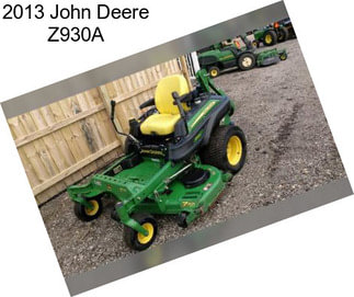 2013 John Deere Z930A