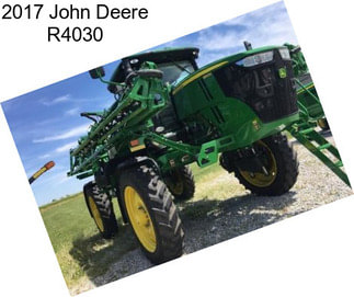 2017 John Deere R4030