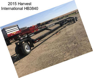 2015 Harvest International HB3840