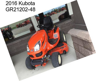 2016 Kubota GR21202-48