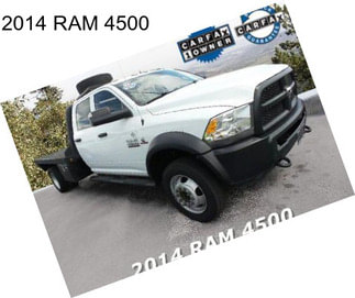 2014 RAM 4500