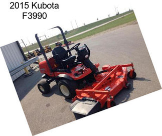 2015 Kubota F3990