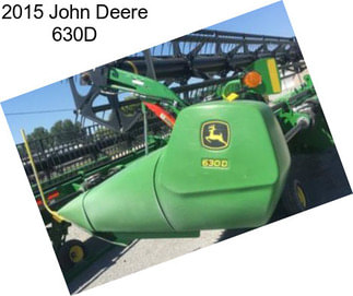 2015 John Deere 630D