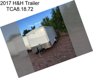 2017 H&H Trailer TCA8.18.72