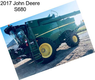 2017 John Deere S680