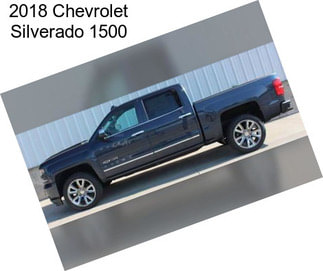 2018 Chevrolet Silverado 1500