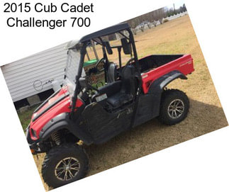 2015 Cub Cadet Challenger 700