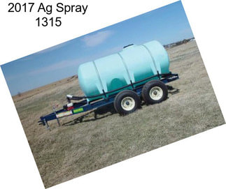 2017 Ag Spray 1315
