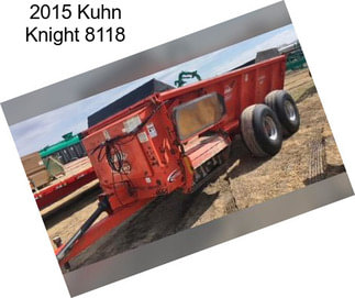 2015 Kuhn Knight 8118