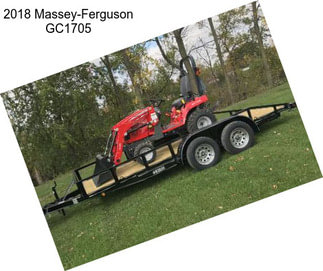 2018 Massey-Ferguson GC1705