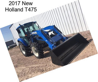 2017 New Holland T475