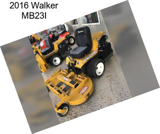 2016 Walker MB23I