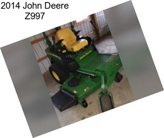 2014 John Deere Z997