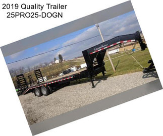 2019 Quality Trailer 25PRO25-DOGN