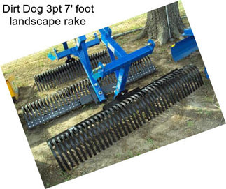 Dirt Dog 3pt 7\' foot landscape rake