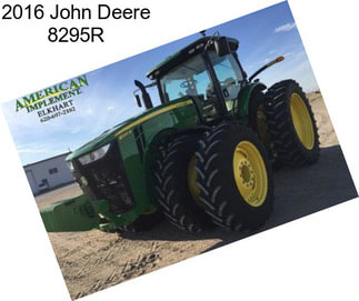 2016 John Deere 8295R