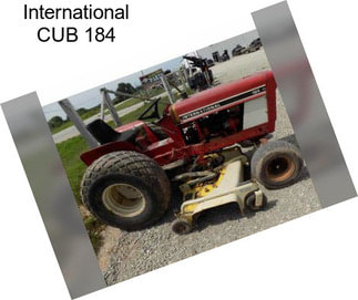 International CUB 184