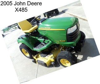 2005 John Deere X485