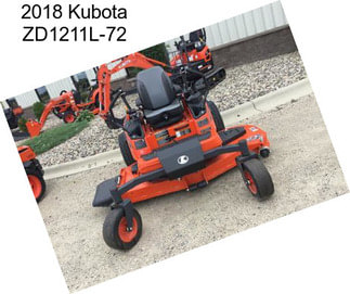 2018 Kubota ZD1211L-72