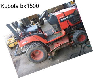 Kubota bx1500