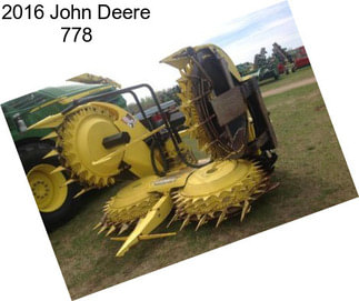 2016 John Deere 778