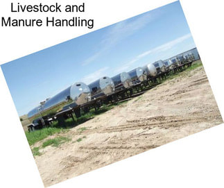 Livestock and Manure Handling