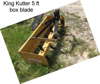 King Kutter 5 ft box blade