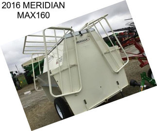 2016 MERIDIAN MAX160
