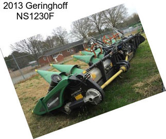 2013 Geringhoff NS1230F