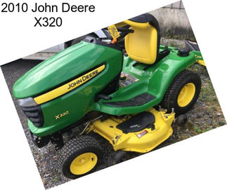 2010 John Deere X320