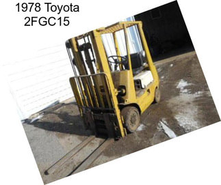 1978 Toyota 2FGC15