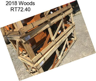 2018 Woods RT72.40