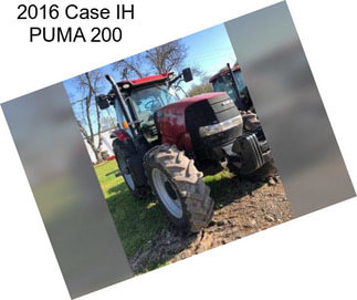 2016 Case IH PUMA 200